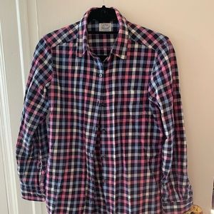 Long-sleeved flannel shirt